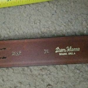 Don Hume Arms Belt